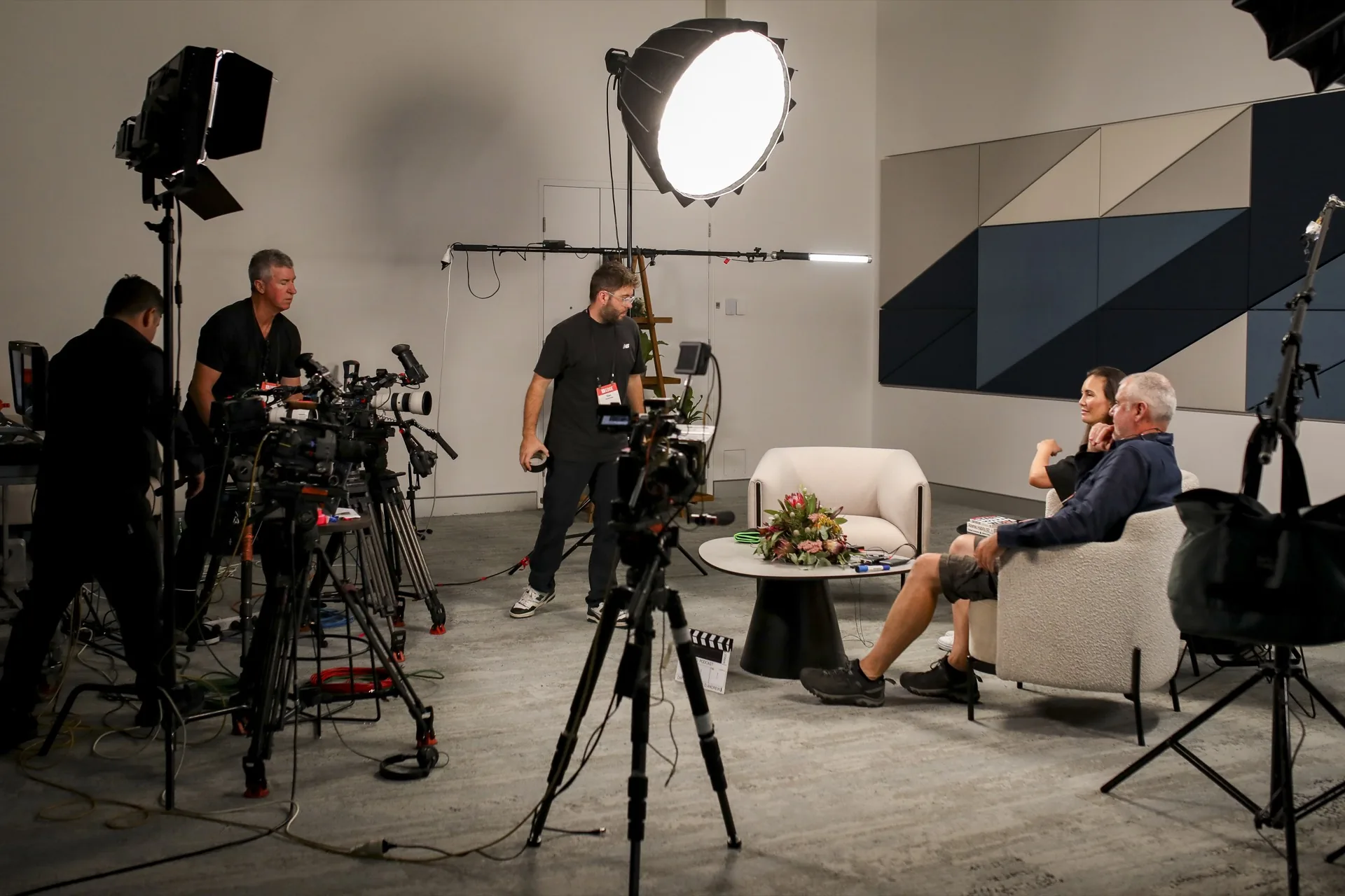 Zarco Creative crew on a Sydney video shoot