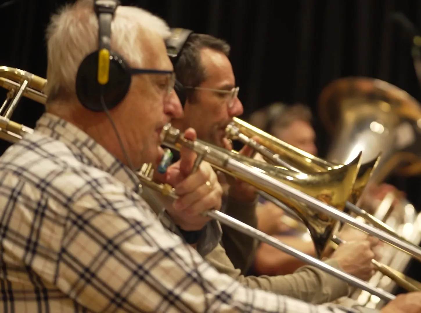 Brass section recording at Trackdown Studios, from the Sennheiser brand film by Zarco Creative