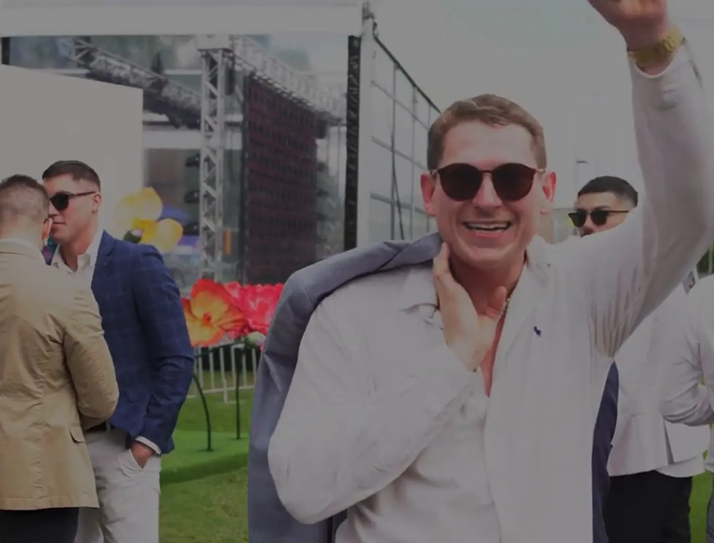 Jockey in the mounting yard at Royal Randwick, filmed by Zarco Creative