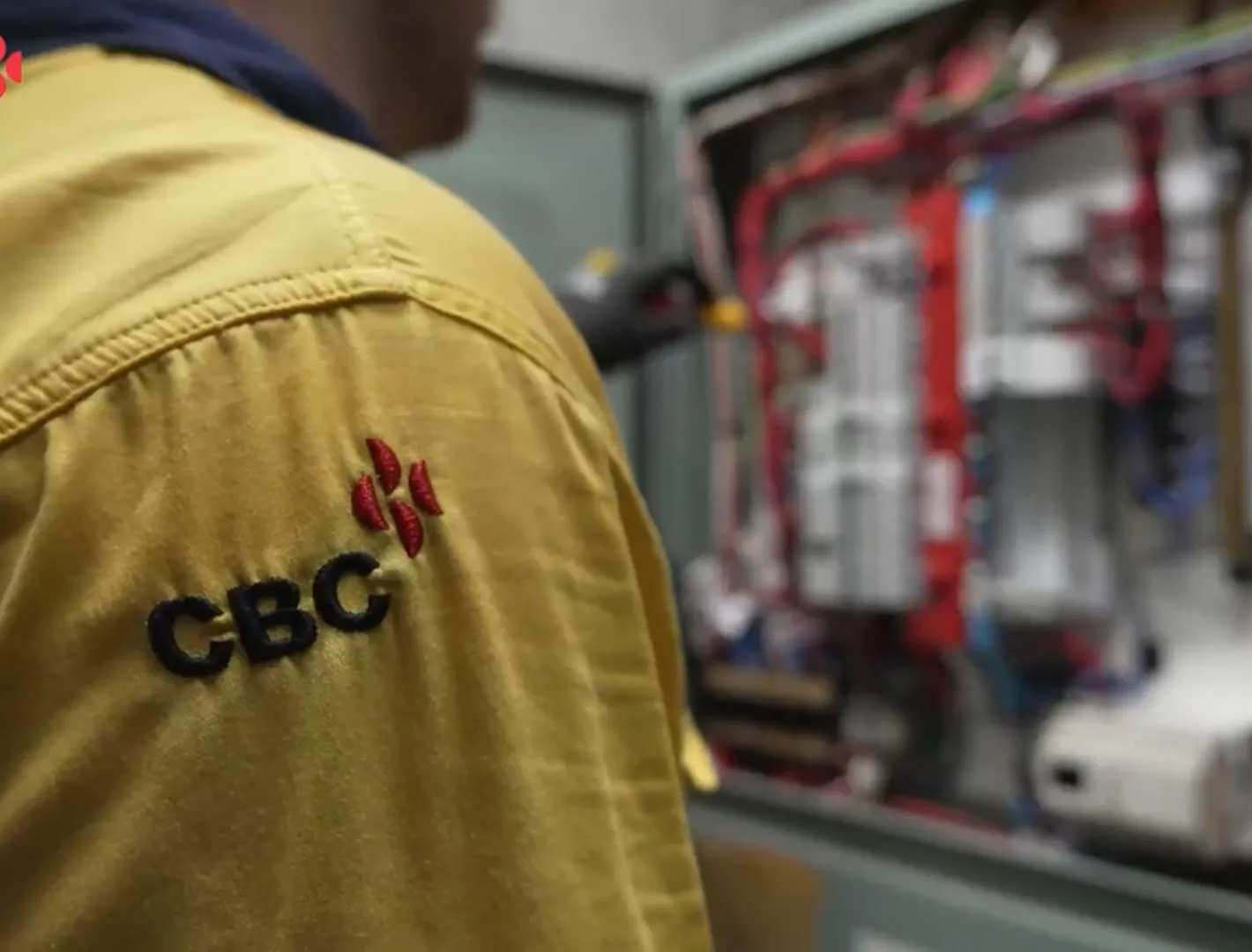 CBC trade crew maintaining grounds at a community support centre, filmed by Zarco Creative