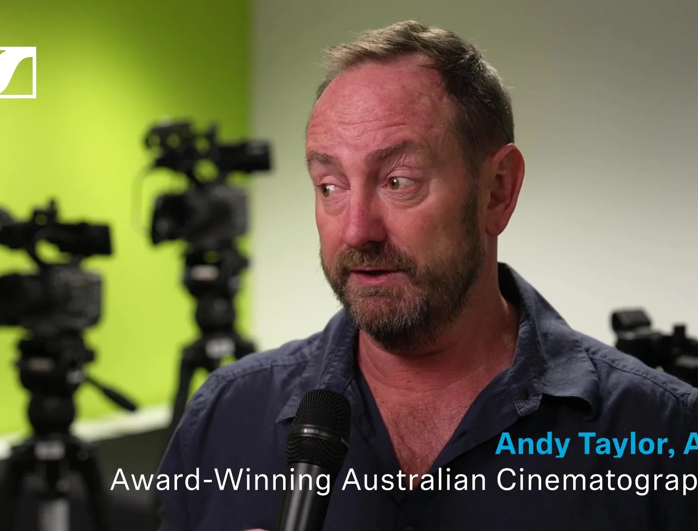 Cinematographer Andy Taylor ACS at the Macquarie University masterclass, filmed by Zarco Creative